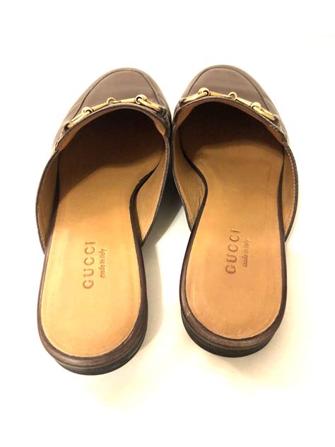 loafers gucci women brown|gucci backless loafers women.